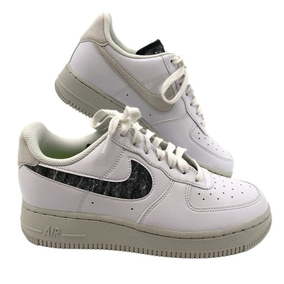 Nike Shoes - Nike White/Gray Air Force 1 Low '07 SE Recycled Sneakers | Excellent Condition